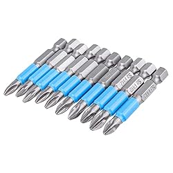 Yakamoz 10Pcs Phillips Bits #2 Magnetic Screwdriver