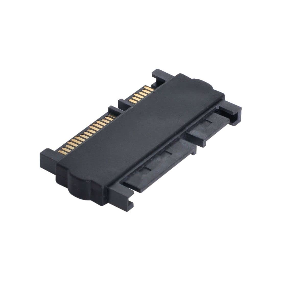 CY 3.5" & 2.5inch SATA 22Pin 7+15 Male to SATA 22P 7+15 Male Extension Convertor Straight Adapter