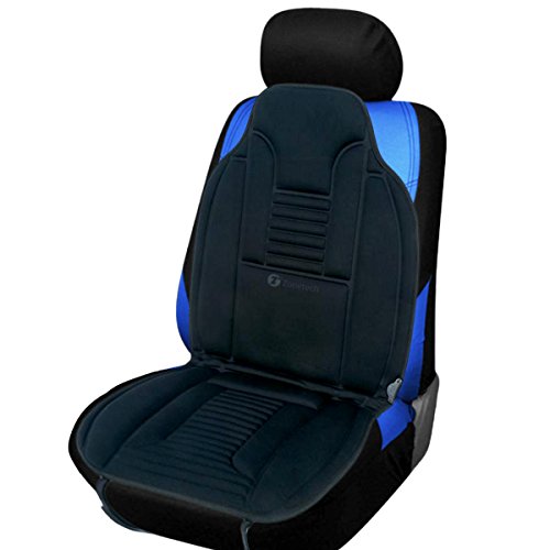 Zone tech heated car seat cushion - black 12v heating warmer pad …