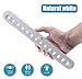 Kitclan Adjustable Motion Sensing Light - Portable 14-LED Wireless PIR Closet Light, Under Cabinet Light, Adjustable Mounting Bracket White Light, with On/Off, Automatic Function(Battery Operated)