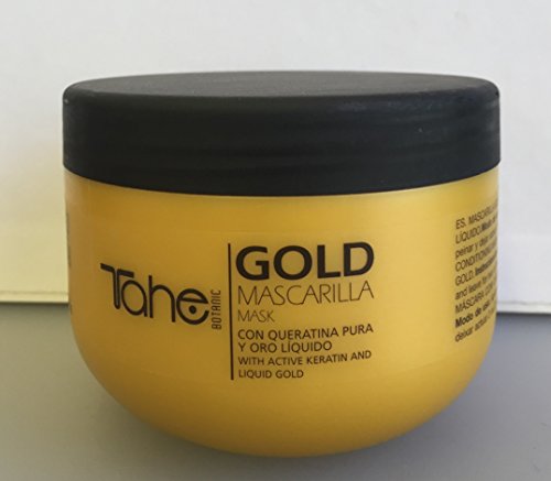 Gold Mask with Active Keratin and Liquid Gold 300ml ( 10.14 oz ) by Tahe