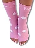 Pedi Sox Lily Pink/ w Polka Dot
