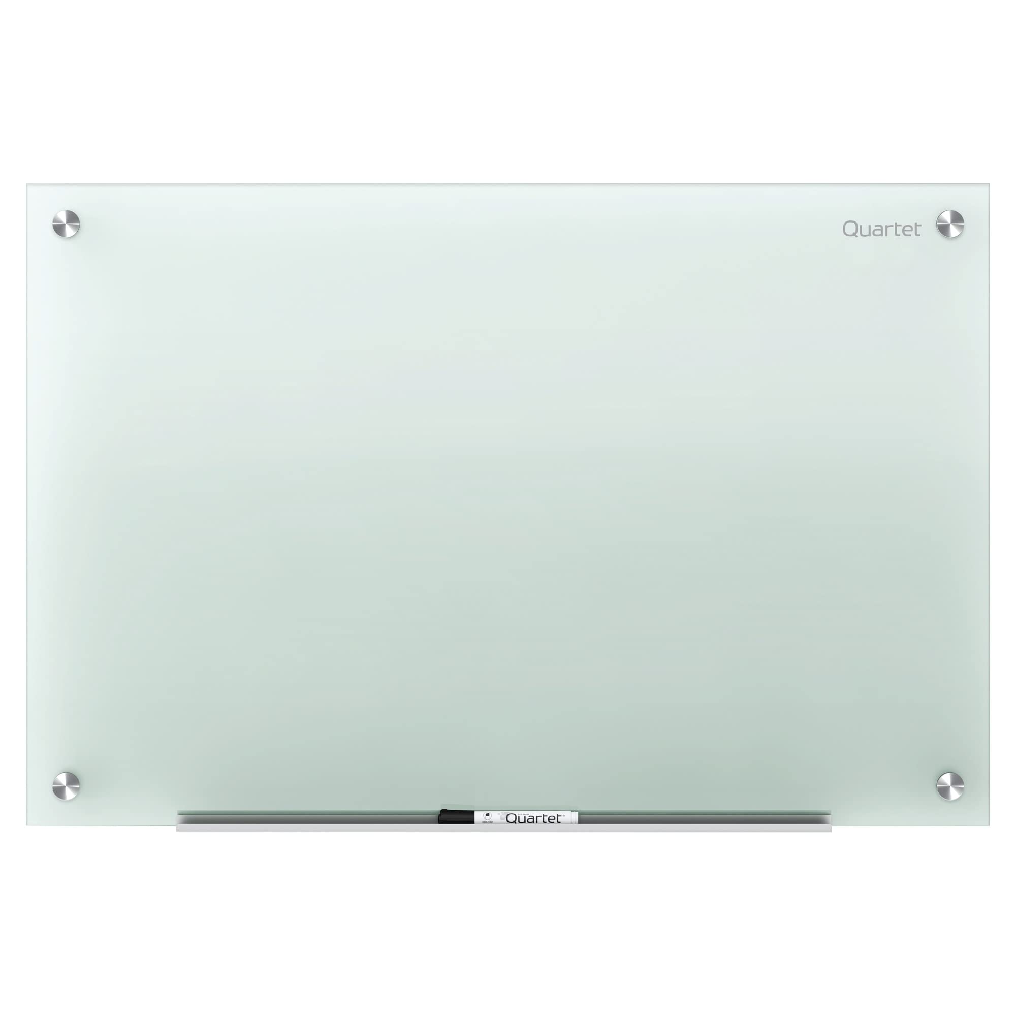 Photo 1 of Quartet Infinity® Glass Unframed Non-Magnetic Dry-Erase Whiteboard, 96" x 48", Frosted White