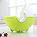 CHICHIC 2 in 1 Kitchen Strainer/Colander Bowl Sets, Large Plastic Washing Bowl and Strainer, Detachable Colanders Strainers Set, Space Saver for Fruits Vegetable Cleaning Washing Mixing, Green