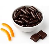 HolanDeli Premium Dark Chocolate Covered Orange Peel 12oz Bite Size