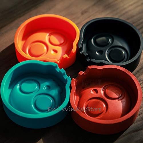 Skull Silicone Ashtray Personalized Warning Smoke Ashtray Easy to Carry can