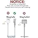 Macbook Air Charger, AC 45W Magnetic Magsafe (L-tip) Replacement Connector Power Adapter for Macbook Air 11 inch and 13 inch with “L”style before 2011