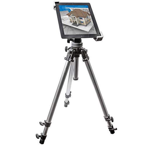 Universal Adjustable iPad Attachment Tripod Holder Secure Fit & Stable Positioning for Music, Presentions, Displays, Teachers, Events, Coaching, Seminars (Certified Refurbished)