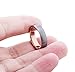 Tungary Women Tungsten Rings for Men Wedding Engagement Band Promise Brushed 5mm Size 4-13