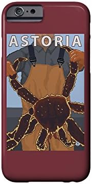 Astoria, Oregon - King Crab (iPhone 6 Cell Phone Case, Slim Barely There)