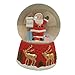 Lightahead Santa Checking his List Christmas Musical Snow Globe Water Ball with Music Playing (Santa)