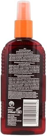 Malibu SPF 4 Bronzing Tanning Oil Spray Monoi Oil Water Resistant 200ml view 2