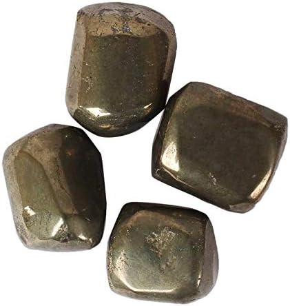 shri bankey bihari jewellers Golden Pyrite Tumble 4 Pieces with Certified Lab Report