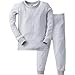 Gerber Baby Boys' Little 2 Piece Cotton Pajama, Gray Stripes, 3T