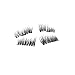 Magnetic Eyelashes, Hometom Reusable False Magnet Eyelashes Ultra-thin 0.2mm Magnetic (B)