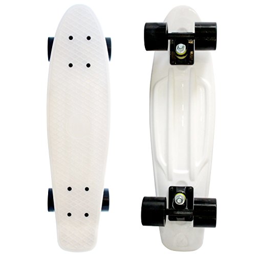 Yellow Jacket Classic Plastic Mini Cruiser Skateboard, Compl