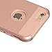 iPhone 6s Case,BAROX iPhone 6 Case Soft Flexible Shell Slim Case Translucent Impact Resistant Flexible TPU Soft Shock-Absorbing Bumper Protective Shell for Apple iPhone 6/6s 4.7 inch(Rose Gold)
