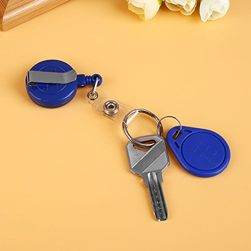 Goodjobb 5Pcs Retractable Pass ID Card Badge Holder Key Chain Lanyard Name Tag Reels with Belt Clip - Thumbnail 3
