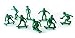 Mindtwister USA AJ's Toy Boarders Skate Series 2 Action Figures, Original Green