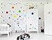 Mozamy Creative Dots Wall Decals (175 Count) Primary Colors Dots Decals Rainbow Colors Polka Dot Decor Kids Wall Decals Classroom Wall Decals Playroom Wall Decor