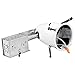 Hykolity 4 Inch led remodel can tp24 connector ic rated air tight recessed aluminum housing for led downlight retrofit kit-etl listed and ca title 24 certified-pack of 12