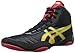 ASICS Men's JB Elite V2.0 Wrestling Shoe, Black/Olympic Gold/Red, 4 M US