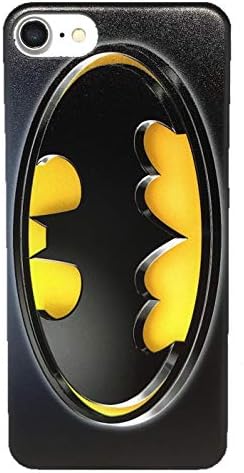 ECHC Superhero Hard Plastic Clip-On Case for iPhone (Batman, 7Plus / 8Plus)