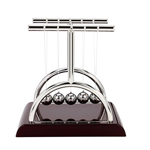 image for Newtons Cradle, Sacow Newton's Cradle Balance Ball with Steel Balance 