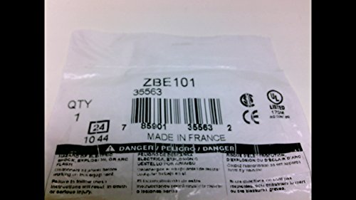 Schneider Electric Zbe-101, Contact Block 1 N.O, 22Mm, Ac15: 240V, 3A Zbe-101