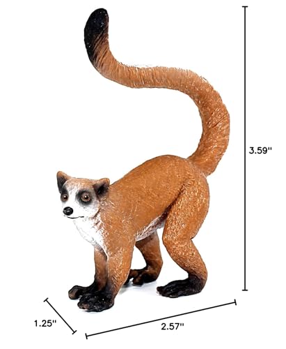 FUNSHOWCASE African Jungle Animals Meerkat Walking Toy Figure Realistic Plastic Figurine Height 2.6-inch