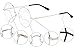 Agstum Retro Round Metal Non-Prescription Eyeglasses Frame with Spring HInge Clear Lens (Silver, (Medium size) 46)