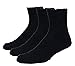 FITU Men's Soft Warm Cozy Fuzzy Socks One Size Black