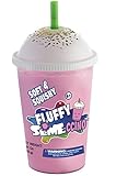 4 REAL SLIME-Fluffy Slime-Ccino Slime-4.41 oz in a Cup Storage Container, Soft and Squishy, Scented