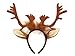 elope Reindeer Antlers Costume Headband for Adults and Kids Standard