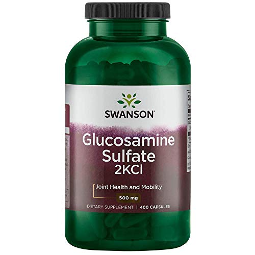 Swanson Glucosamine Sulfate 2Kcl 500 Milligrams 400 Capsules