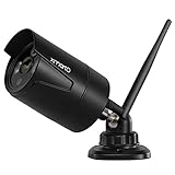 [Add-on Cam 4mm] xmartO WB1324-BK 960p HD Wireless IP Network Camera Weatherproof Outdoor with 80ft Night Vision