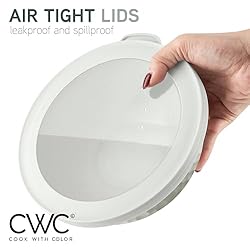 COOK WITH COLOR Mixing Bowls with Lids - 12 Piece