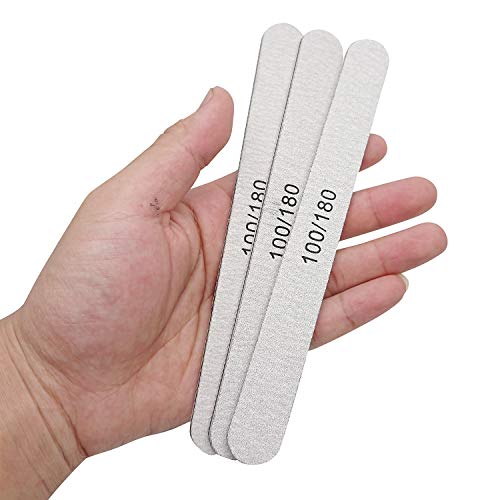 BallHull 15PCS Advanced nail Files Double Sided Emery Board Grit 100 180 Grit Nail File apply Manicure Pedicure£¬Professional manicure tool.