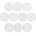 9 Inch 8 Hole 40 Pieces Sanding Disc, GOH DODD 40-400 Grit Hook and Loop Sandpaper Aluminum Oxide Sanding Pads Sand Paper for Drywall Sander Wood Metal Glass Plastic Leather Rubber