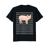 Mens Shane Dawson Oh My God Pig T-Shirt Medium Black