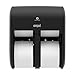 Compact 4-Roll Quad Coreless High-Capacity Toilet Paper Dispenser by GP PRO (Georgia-Pacific), 13.3