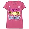 The Children's Place Girls Short Sleeve Graphic T-Shirt, 1st Day of Third Grade, XLarge