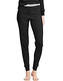Hanes Women's Thermal Pants, Small, Black