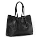 Lulu Dharma Napa Vegan Leather Tote-Classic Black