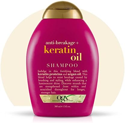 Champú de Keratina y Aceite de Argan Para El Cabello - Tratamiento Para El Cabello Dañado y Maltratado- ✔ Producto 100% Garantizado 13 oz.