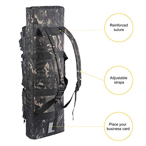 XWLSPORT Rifle Case Double Tactical Rifle Bag Gun Cases for Rifles - Thumbnail 4