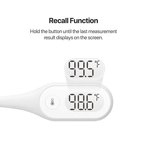 iHealth Digital Oral Thermometer PT1,Fever Thermometer with DualSensors for High Accuracy