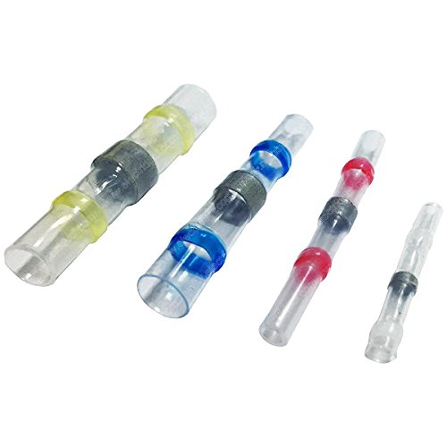 image for Electriduct Heat Shrink Solder Sleeve Crimpless Butt Connectors - Mix 