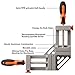 SAND MINE Double Handle Corner Clamp, 90 Degree Quick Release Corner Clamp for Welding, Wood-working, Photo Framing(Grey)
