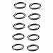WEICHUAN 10PCS Zinc Alloy Round Spring Clips Carabiner - 1